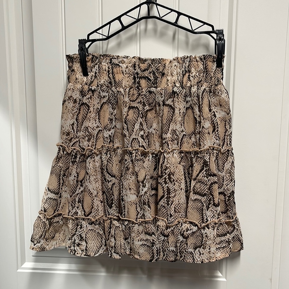 Snake skin skirt